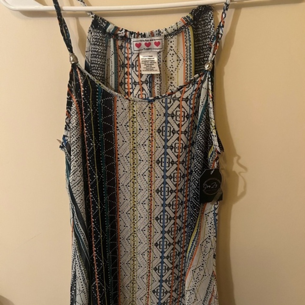 Trixxi Multicolor Geometric Dress